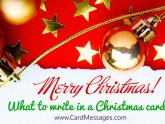 Greeting card Sayings for Christmas