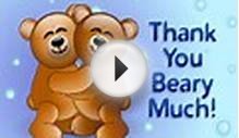 MyFunCards | Beary Thanks - Send Free Thank You eCards