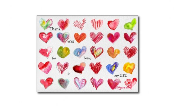 30 Thank You Valentine Hearts