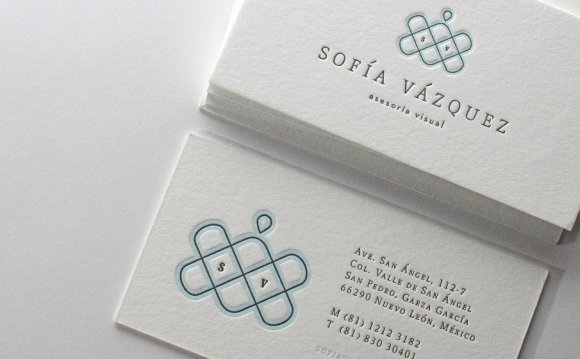 Busy business card on