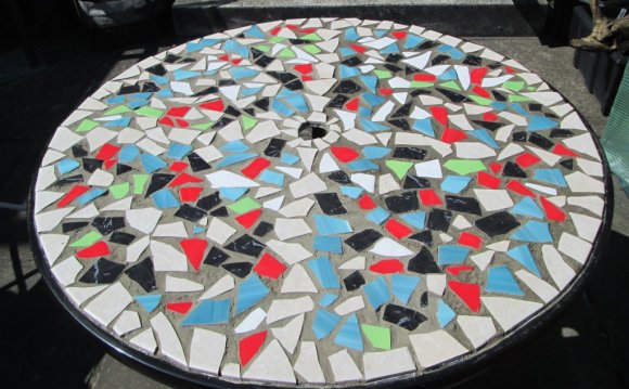How To Make a Mosaic Table Top