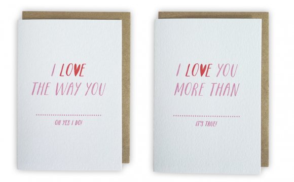 I Love You Cards by Sarah