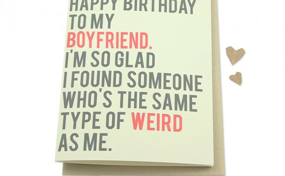 Funny Boyfriend Birthday Card