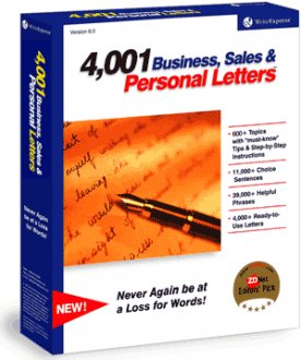 4, 001 Business, Sales & Personal Letters
