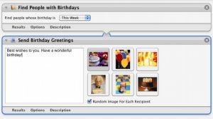Automated birthday greetings