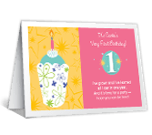 Baby Girl's 1st Birthday invitation