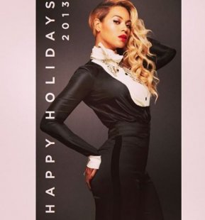 Beyonce reveals Christmas card on Instagram: ‘Thank you to all the fans’ (photo)