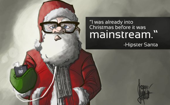 Hipster Christmas cards