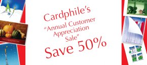 Cardphile Annual Valentine Sale 2016
