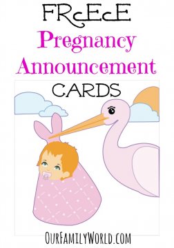 Check out these Great Free Pregnancy Announcement Cards and tell the world your good news without spending a dime! Such adorable DIY ideas!