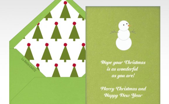 Greetings for a Christmas cards