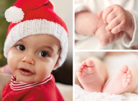 Christmas card photo ideas: children and baby portraits #Hallmark #HallmarkIdeas