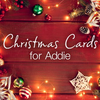 Christmas cards for Addie