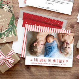 Completely custom holiday cards from Minted