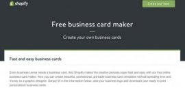 Free Business Card Maker Screenshot