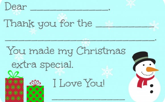 Christmas Thank you Cards templates