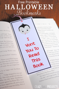 Free Printable Halloween Bookmarks for Kids: 4 designs to choose from!