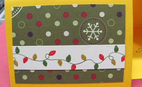 Cardstock Christmas cards
