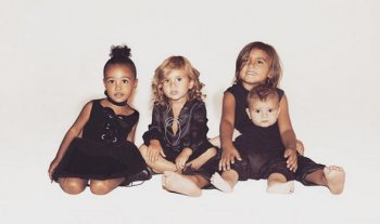 Kardashian's offspring feature in Christmas card