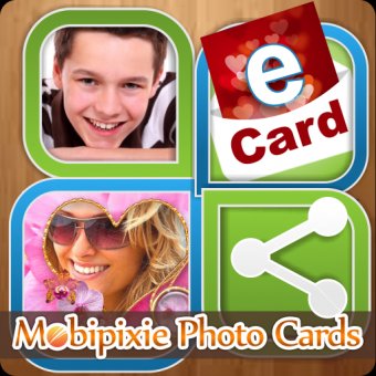MobiPixie Photo share, e-Card