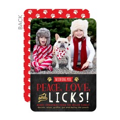 Paws for Applause Pet Christmas Cards