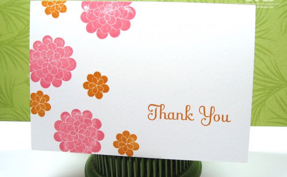 Creating Thank you Cards