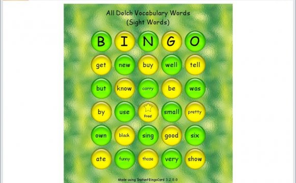 Design Your own Bingo cards
