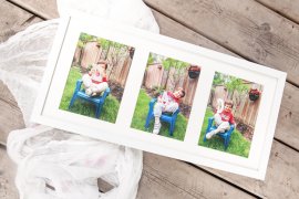 Show Dad some love this Father's Day with a simple, meaningful photo gift he'll treasure! What a fun tradition to take these photos every year!