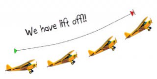 The Rapid E-Learning Blog - lift off using PowerPoint's motion path animation