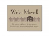 New Year New address Cards