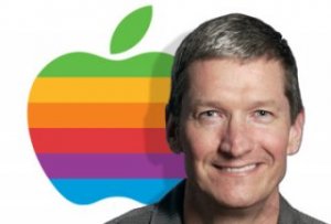 Tim-Cook-with-Rainbow-Apple-Logo