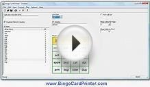 4x4 Bingo Card Maker Software - How to create bingo cards