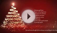 Christmas Wishes in a Video Greeting Card for 2013