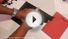 DIY - How to make a Valentine day greeting card - 2016 for