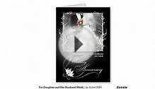 For Daughter and Her Husband Wedding Anniversary Greeting Card
