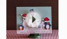 Handmade Christmas Greeting Cards With Unique Design