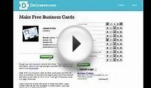 How To Create a Business Card & Upload it to an Online