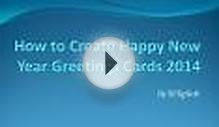 How to Create Happy New Year Greetings Cards 2014
