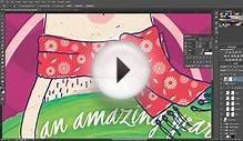 How to Design a Holiday Thank You Card Photoshop Tutorial
