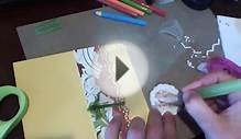 How to Make a vertical Easter greeting card