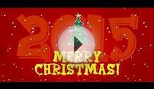 Merry Christmas - animated greeting card footage