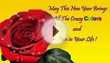 New Year Greeting Card For Friend