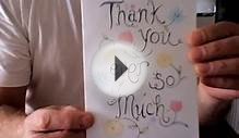 Thank You Greeting Card with Audio Message