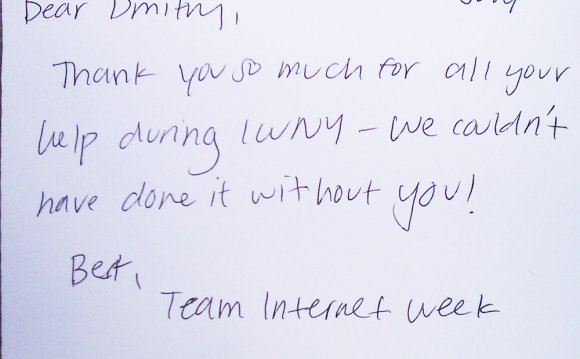 Internet Thank you Cards